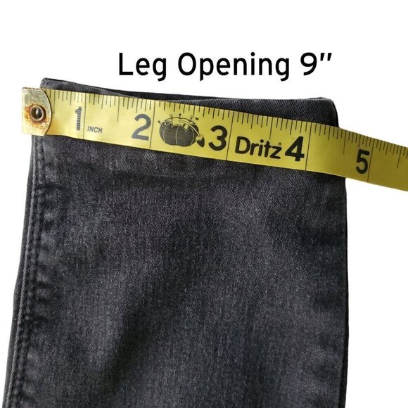 GUESS Curve X Black Mid Rise Skinny Jeans Size 26 - Picture 13 of 16